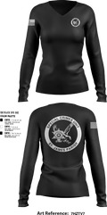 Special Investigation Unit 19431792 Women's Long Sleeve V-neck Shirt - 2