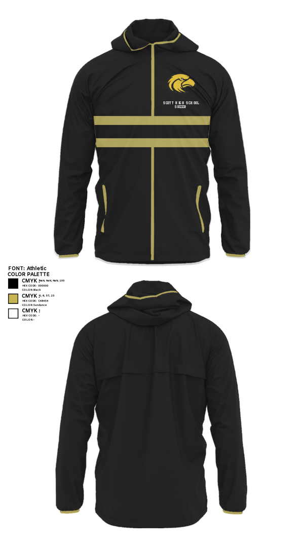 Windbreaker, Scott High School Soccer, Men's Soccer, Teamtime, Team time, sublimation, custom sports apparel, team uniforms, spirit wear, spiritwear, sports uniforms, custom shirts, team store, custom team store, fundraiser sports, apparel fundraiser