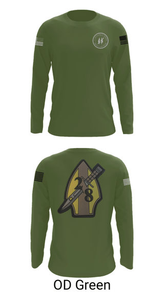 Long Sleeve Performance Shirt, 2nd bn 8th Marines, Marines, Teamtime, Team time, sublimation, custom sports apparel, team uniforms, spirit wear, spiritwear, sports uniforms, custom shirts, team store, custom team store, fundraiser sports, apparel fundraiser