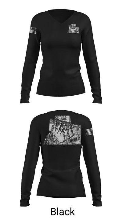 29th MP CO. 14693703 Women's Long Sleeve V-neck Shirt - 37