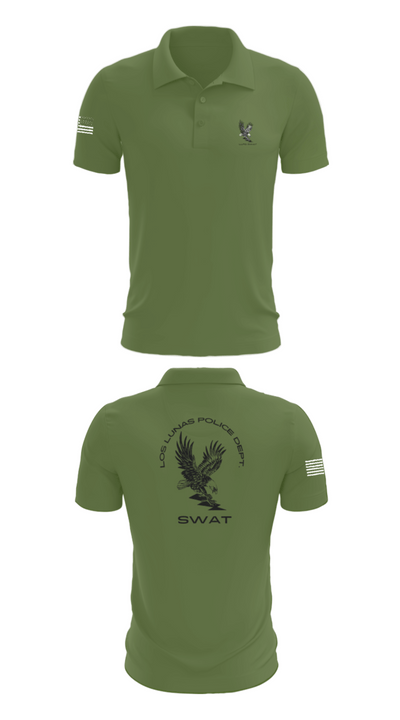 LOS LUNAS POLICE DEPT. SWAT 5938018 Short Sleeve Performance Polo - 45