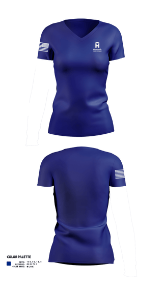 Womens Short Sleeve Vneck Shirt, Hancock Claims Consultants, Fire Department, Teamtime, Team time, sublimation, custom sports apparel, team uniforms, spirit wear, spiritwear, sports uniforms, custom shirts, team store, custom team store, fundraiser sports, apparel fundraiser