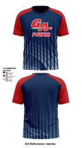 GA Power Rhoades 12u and 16u 94319122 Short Sleeve Performance Shirt - 1
