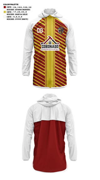 Windbreaker, Azteca FC, Men's Soccer, Teamtime, Team time, sublimation, custom sports apparel, team uniforms, spirit wear, spiritwear, sports uniforms, custom shirts, team store, custom team store, fundraiser sports, apparel fundraiser