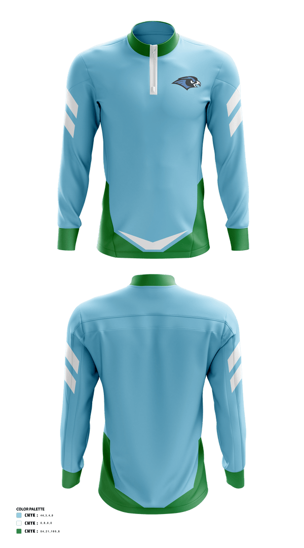 Quarter Zip Jacket, Hanover High School Golf, Golf, Teamtime, Team time, sublimation, custom sports apparel, team uniforms, spirit wear, spiritwear, sports uniforms, custom shirts, team store, custom team store, fundraiser sports, apparel fundraiser