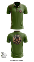 Bearded Bear Cigars 58780809 Short Sleeve Performance Polo - 105