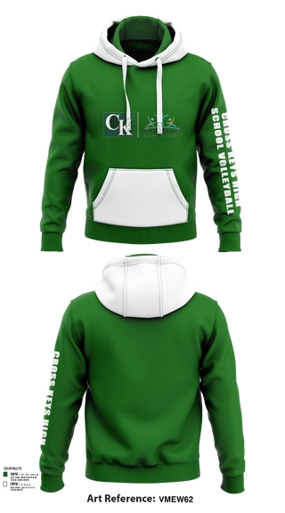 Hoodie, Cross Keys High School Volleyball, Women's Volleyball, Teamtime, Team time, sublimation, custom sports apparel, team uniforms, spirit wear, spiritwear, sports uniforms, custom shirts, team store, custom team store, fundraiser sports, apparel fundraiser
