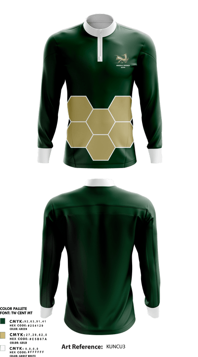 Hornets 31283287 Quarter Zip Jacket - 1