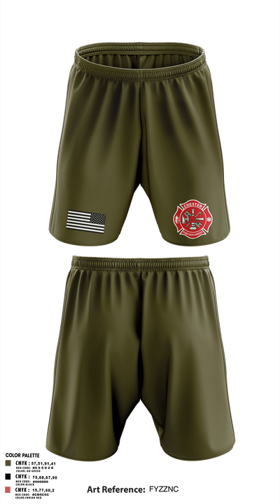 Chester fire explorers 87752590 Athletic Shorts With Pockets - 1