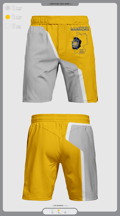 Wiesbaden warriors 36556050 Fight Shorts - 8