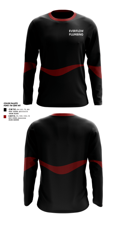 EVERFLOW PLUMBING 68287519 Long Sleeve Performance Shirt 1
