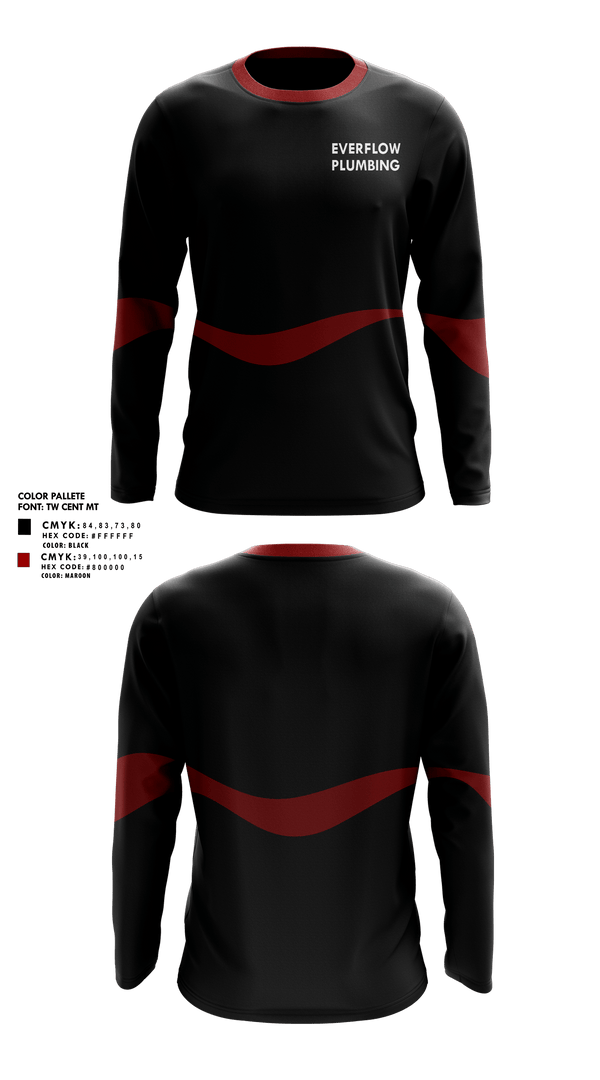 Long Sleeve Performance Shirt, EVERFLOW PLUMBING, , Teamtime, Team time, sublimation, custom sports apparel, team uniforms, spirit wear, spiritwear, sports uniforms, custom shirts, team store, custom team store, fundraiser sports, apparel fundraiser