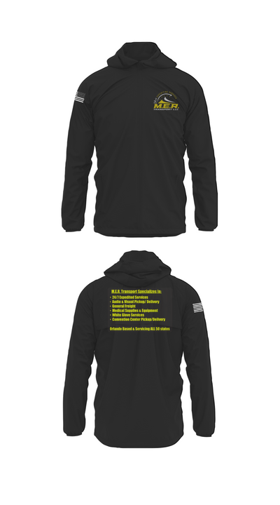 M.E.R. TRANSPORT LLC 858863 Windbreaker - 33