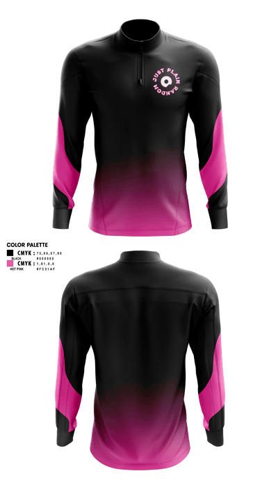 Just Plain Random 95435361 Quarter Zip Jacket - 1
