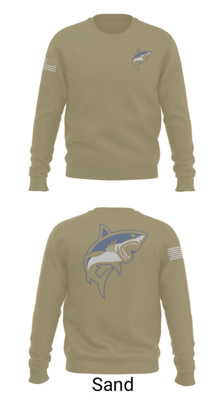 Crew Neck Sweatshirt, Great white guns, Marines, Teamtime, Team time, sublimation, custom sports apparel, team uniforms, spirit wear, spiritwear, sports uniforms, custom shirts, team store, custom team store, fundraiser sports, apparel fundraiser