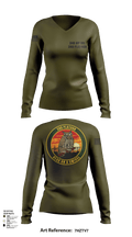 346 MP CO 3rd Platoon 43320857 Women's Long Sleeve V-neck Shirt - 115