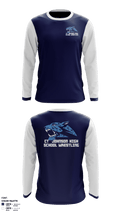 CT Johnson High School Wrestling 31935776 Long Sleeve Performance Shirt - 41