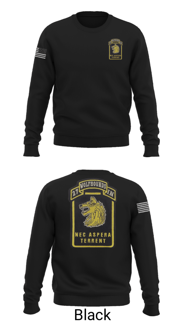 Crew Neck Sweatshirt, Wolfhounds, Army, Teamtime, Team time, sublimation, custom sports apparel, team uniforms, spirit wear, spiritwear, sports uniforms, custom shirts, team store, custom team store, fundraiser sports, apparel fundraiser