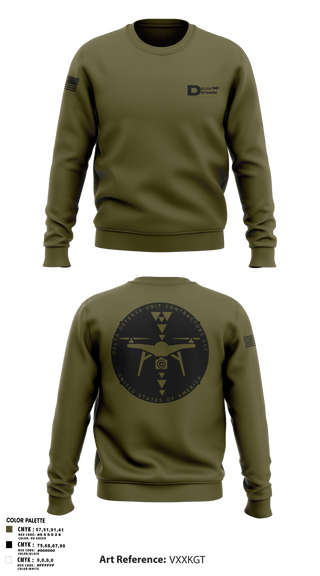 Crew Neck Sweatshirt, Delta Defense Unit, Police, Teamtime, Team time, sublimation, custom sports apparel, team uniforms, spirit wear, spiritwear, sports uniforms, custom shirts, team store, custom team store, fundraiser sports, apparel fundraiser