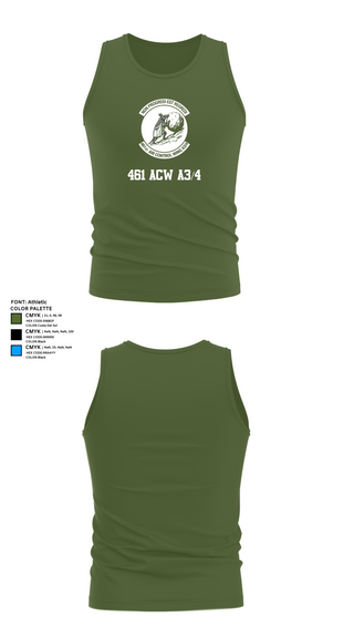 Tank Top, 461 ACW A3/4, , Teamtime, Team time, sublimation, custom sports apparel, team uniforms, spirit wear, spiritwear, sports uniforms, custom shirts, team store, custom team store, fundraiser sports, apparel fundraiser