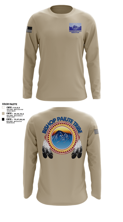 Bishop Paiute EMO/ Hazardous Fiels Reduction 49408789 Long Sleeve Performance Shirt 1