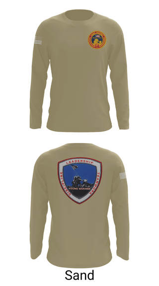 Long Sleeve Performance Shirt, Lancaster County Young Marines, Marines, Teamtime, Team time, sublimation, custom sports apparel, team uniforms, spirit wear, spiritwear, sports uniforms, custom shirts, team store, custom team store, fundraiser sports, apparel fundraiser