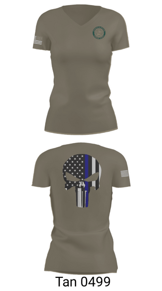 Women's Short Sleeve Vneck Shirt, BROWARD SHERIFF EXPLORERS, Police, Teamtime, Team time, sublimation, custom sports apparel, team uniforms, spirit wear, spiritwear, sports uniforms, custom shirts, team store, custom team store, fundraiser sports, apparel fundraiser