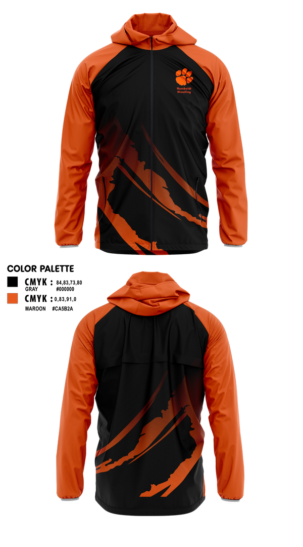 Windbreaker, Humboldt Wrestling, Wrestling, Teamtime, Team time, sublimation, custom sports apparel, team uniforms, spirit wear, spiritwear, sports uniforms, custom shirts, team store, custom team store, fundraiser sports, apparel fundraiser
