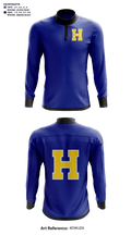 Hazen High School Basketball 32648752 Quarter Zip Jacket - 51
