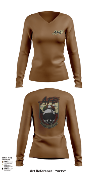 Womens Long Sleeve Vneck Shirt, 162 AFE, Air Force, Teamtime, Team time, sublimation, custom sports apparel, team uniforms, spirit wear, spiritwear, sports uniforms, custom shirts, team store, custom team store, fundraiser sports, apparel fundraiser