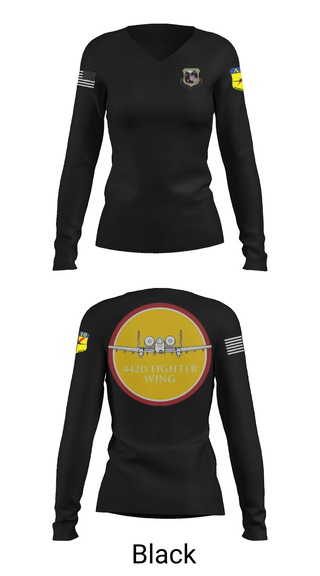 Womens Long Sleeve Vneck Shirt, 442D FW, , Teamtime, Team time, sublimation, custom sports apparel, team uniforms, spirit wear, spiritwear, sports uniforms, custom shirts, team store, custom team store, fundraiser sports, apparel fundraiser
