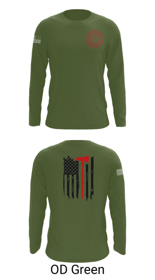 Long Sleeve Performance Shirt, Okay Fire & Rescue, Fire Department, Teamtime, Team time, sublimation, custom sports apparel, team uniforms, spirit wear, spiritwear, sports uniforms, custom shirts, team store, custom team store, fundraiser sports, apparel fundraiser