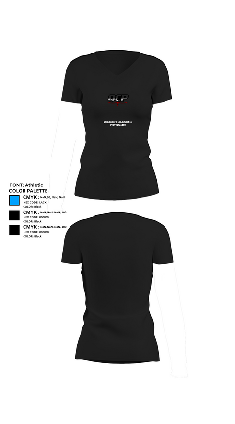 Womens Short Sleeve Vneck Shirt, Quickshift Collision & Performance, , Teamtime, Team time, sublimation, custom sports apparel, team uniforms, spirit wear, spiritwear, sports uniforms, custom shirts, team store, custom team store, fundraiser sports, apparel fundraiser