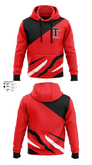 Hoodie, TURNER, Women's Basketball, Teamtime, Team time, sublimation, custom sports apparel, team uniforms, spirit wear, spiritwear, sports uniforms, custom shirts, team store, custom team store, fundraiser sports, apparel fundraiser