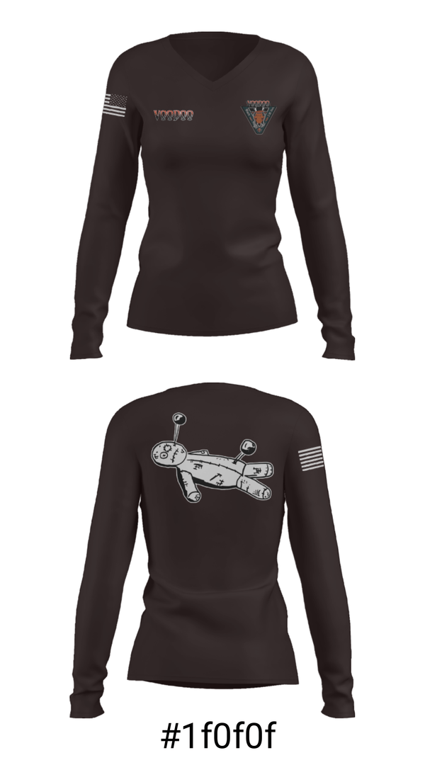 Women's Long Sleeve Vneck Shirt, A Co.2-10 AHB, , Teamtime, Team time, sublimation, custom sports apparel, team uniforms, spirit wear, spiritwear, sports uniforms, custom shirts, team store, custom team store, fundraiser sports, apparel fundraiser