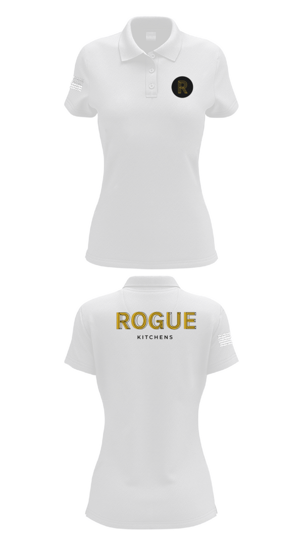 Womens Short Sleeve Performance Polo, Rogue kitchens, , Teamtime, Team time, sublimation, custom sports apparel, team uniforms, spirit wear, spiritwear, sports uniforms, custom shirts, team store, custom team store, fundraiser sports, apparel fundraiser