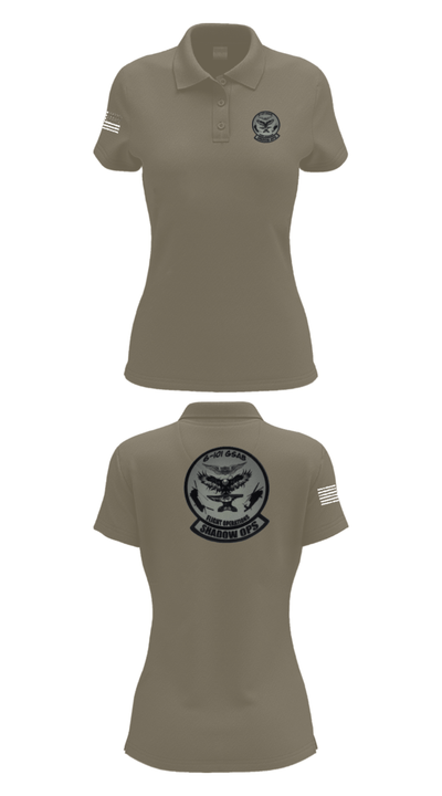 Iron Eagle Shadow Ops 36394126 Women's Short Sleeve Performance Polo  - 75