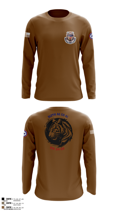 Long Sleeve Performance Shirt, 312th HR CO, A1 Postal, Army, Teamtime, Team time, sublimation, custom sports apparel, team uniforms, spirit wear, spiritwear, sports uniforms, custom shirts, team store, custom team store, fundraiser sports, apparel fundraiser