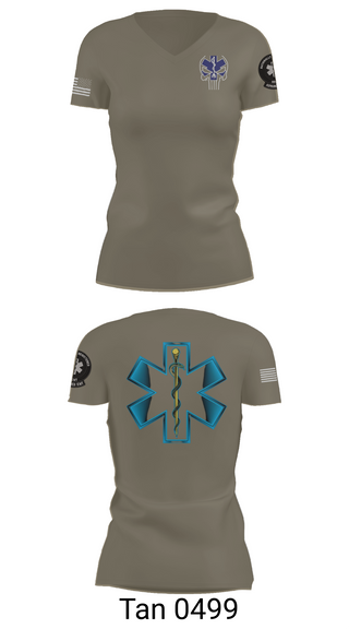 Womens Short Sleeve Vneck Shirt, 700, Army, Teamtime, Team time, sublimation, custom sports apparel, team uniforms, spirit wear, spiritwear, sports uniforms, custom shirts, team store, custom team store, fundraiser sports, apparel fundraiser