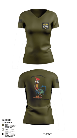 Womens Short Sleeve Vneck Shirt, , Army, Teamtime, Team time, sublimation, custom sports apparel, team uniforms, spirit wear, spiritwear, sports uniforms, custom shirts, team store, custom team store, fundraiser sports, apparel fundraiser