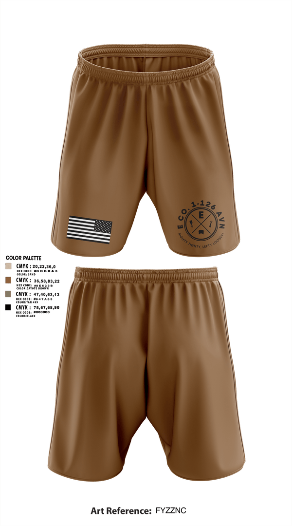 Athletic Shorts With Pockets, B Co. 1-126AVN, Army, Teamtime, Team time, sublimation, custom sports apparel, team uniforms, spirit wear, spiritwear, sports uniforms, custom shirts, team store, custom team store, fundraiser sports, apparel fundraiser