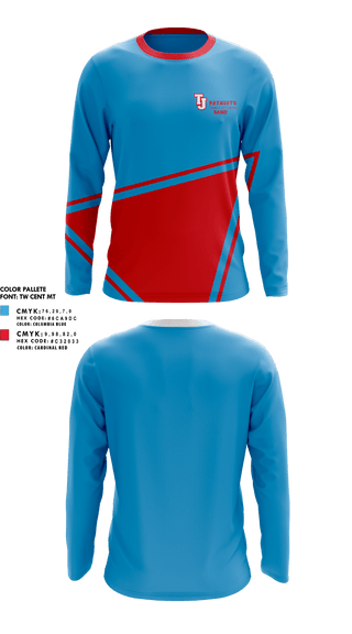 Long Sleeve Performance Shirt, Thomas Jefferson High School Band, Spirit Store, Teamtime, Team time, sublimation, custom sports apparel, team uniforms, spirit wear, spiritwear, sports uniforms, custom shirts, team store, custom team store, fundraiser sports, apparel fundraiser