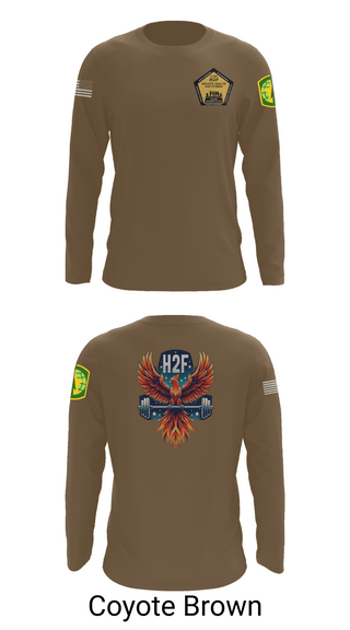 Long Sleeve Performance Shirt, Phoenix H2F, Army, Teamtime, Team time, sublimation, custom sports apparel, team uniforms, spirit wear, spiritwear, sports uniforms, custom shirts, team store, custom team store, fundraiser sports, apparel fundraiser
