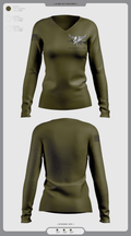 San Antonio SRT 65040800 Women's Long Sleeve V-neck Shirt - 5