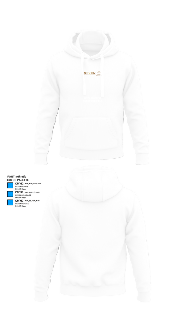 Hoodie, Seven Brothers Construction Llc, , Teamtime, Team time, sublimation, custom sports apparel, team uniforms, spirit wear, spiritwear, sports uniforms, custom shirts, team store, custom team store, fundraiser sports, apparel fundraiser