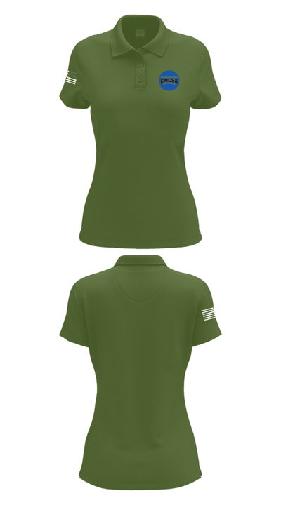 East Montgomery County Sports Association 83538044 Women's Short Sleeve Performance Polo  - 22