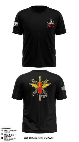 Old School Cotton Feel Shirt, 19th EOD, Air Force, Teamtime, Team time, sublimation, custom sports apparel, team uniforms, spirit wear, spiritwear, sports uniforms, custom shirts, team store, custom team store, fundraiser sports, apparel fundraiser