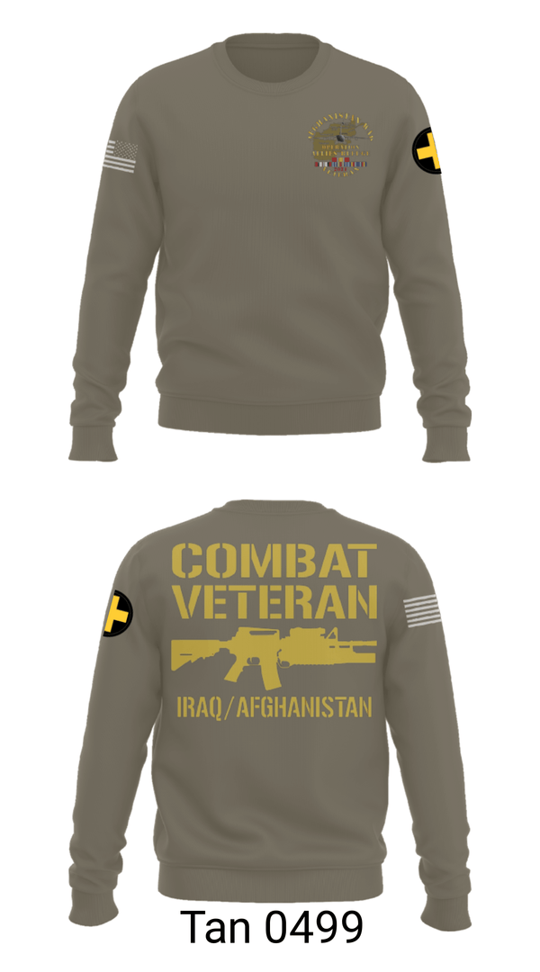 Crew Neck Sweatshirt, 33rd Infantry, Army, Teamtime, Team time, sublimation, custom sports apparel, team uniforms, spirit wear, spiritwear, sports uniforms, custom shirts, team store, custom team store, fundraiser sports, apparel fundraiser