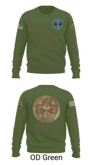Crew Neck Sweatshirt, 372 MOB, Army, Teamtime, Team time, sublimation, custom sports apparel, team uniforms, spirit wear, spiritwear, sports uniforms, custom shirts, team store, custom team store, fundraiser sports, apparel fundraiser