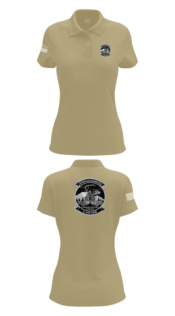 Womens Short Sleeve Performance Polo, Executioners, , Teamtime, Team time, sublimation, custom sports apparel, team uniforms, spirit wear, spiritwear, sports uniforms, custom shirts, team store, custom team store, fundraiser sports, apparel fundraiser